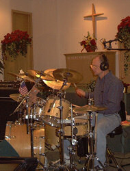 John Kiefer on percussion