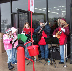 Elgin Walmart on Randall Rd for the Elgin Salvation Army Dec 4th 2010