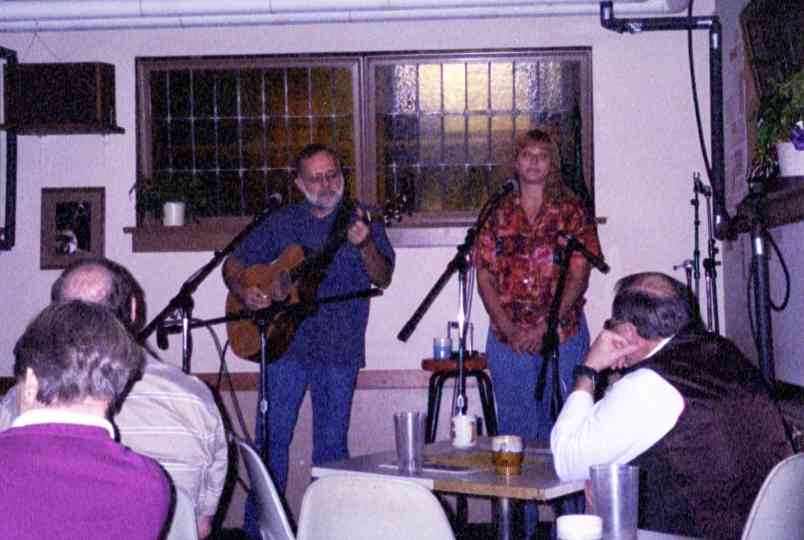 Bernadette and I playing with Ken in the audience