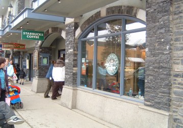 Starbucks in Banff AB Ca, Mar. 3rd 2007