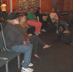 Some of the audience at Jesus HouseSept 24th 2011